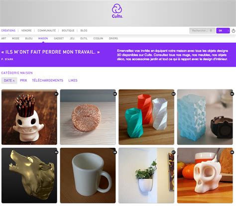 Cults (3D printing marketplace) .
